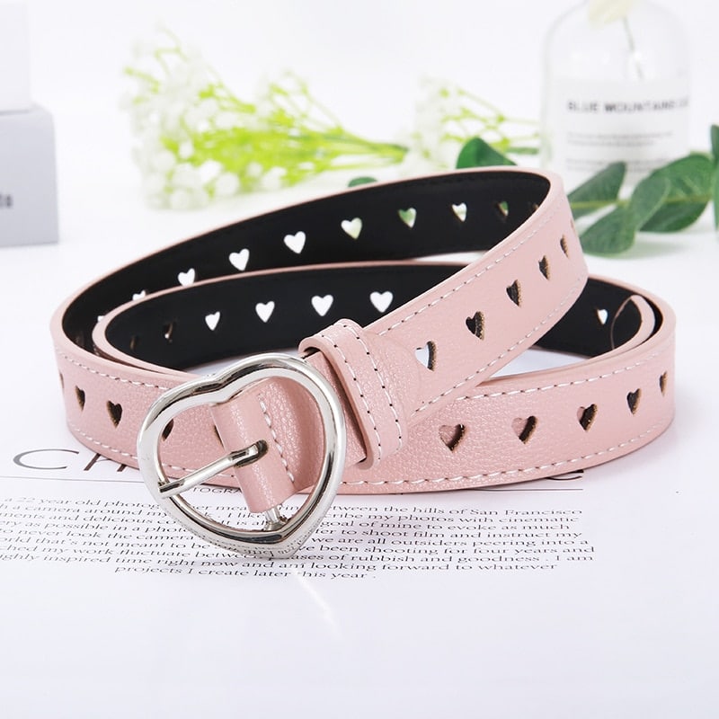 Ceinture large et tendance en forme de cœur pour femmes – Image 4