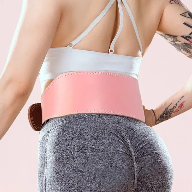Ceinture rose type corset large avec protection dorsale – Image 4